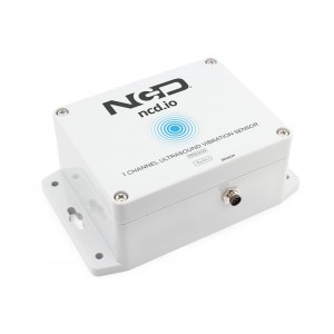 National Control Devices - General Sensor Inputs, 4-20mA Input Monitoring, 1 Channel Industrial IoT Long Range Wireless Ultrasound Vibration Sensor